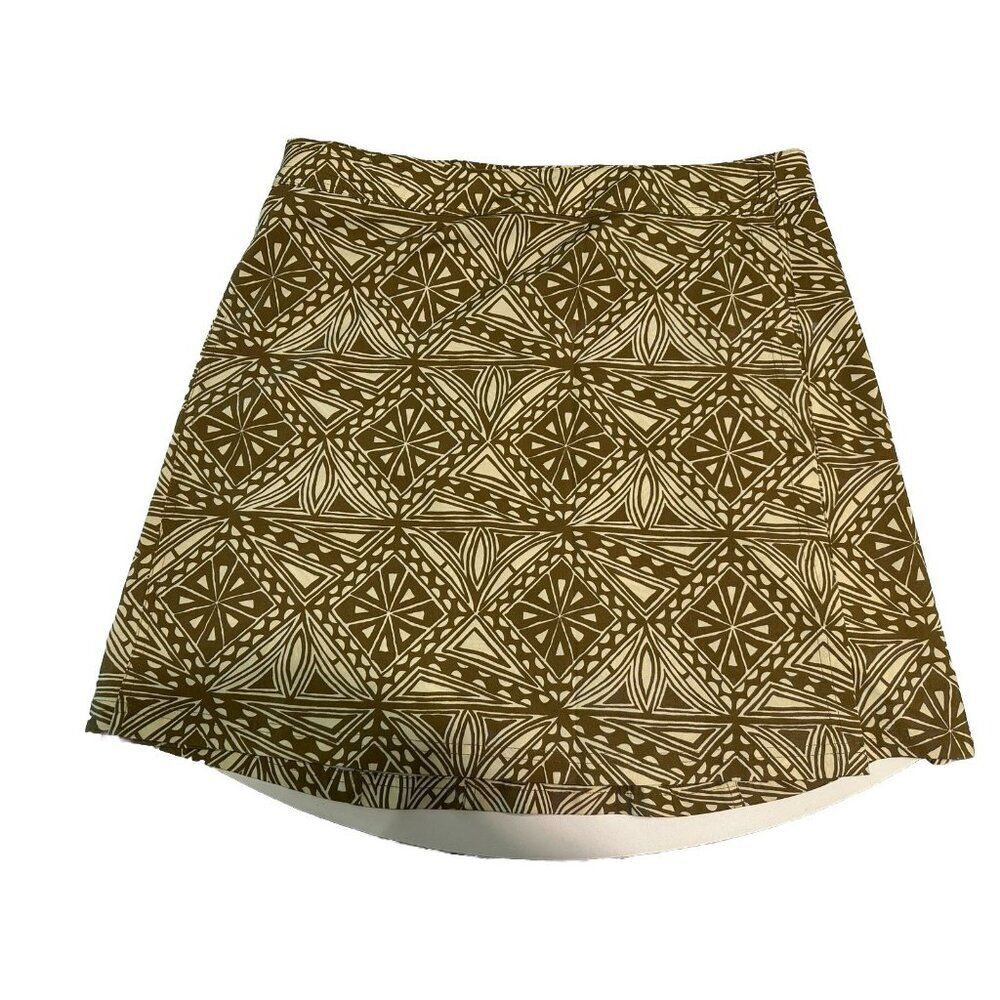 RIP SKIRT Hawaii sz Large Ocean Wrap Swim Cover Skirt tropical Geometric Pocket